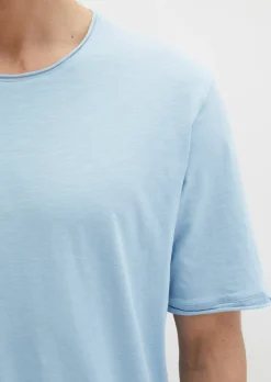 T-Shirt regular aus weichem Slub-Jersey
