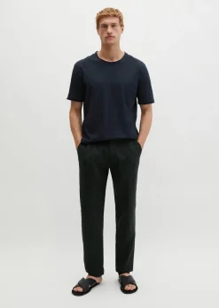 T-Shirt regular aus weichem Slub-Jersey