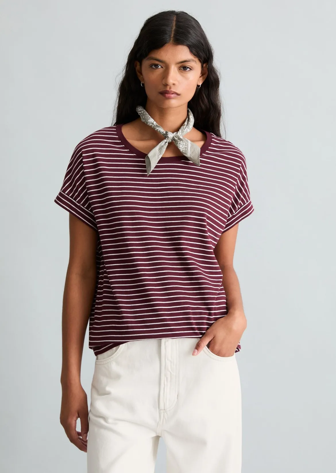 T-Shirt regular aus weichem Single Jersey
