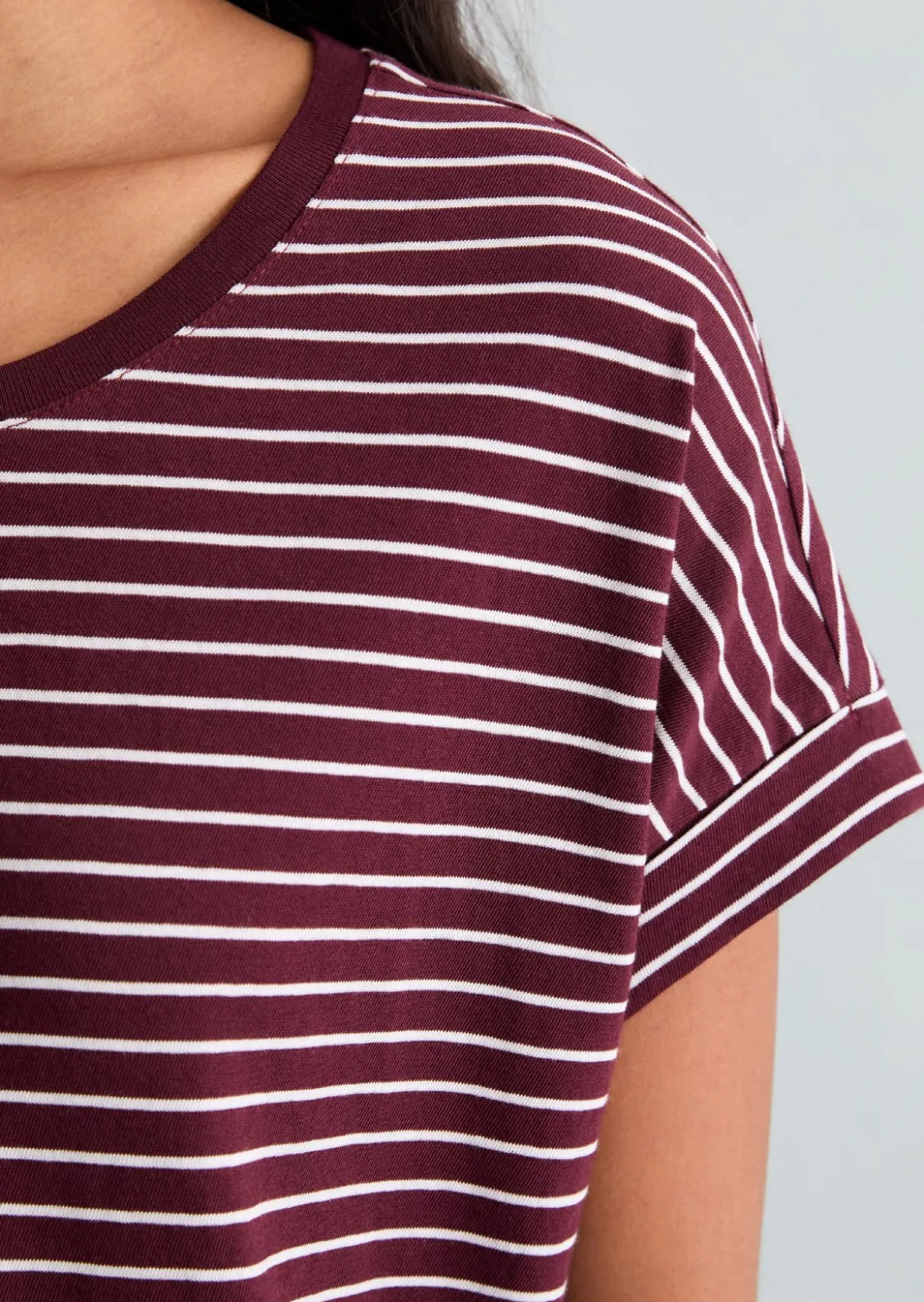 T-Shirt regular aus weichem Single Jersey
