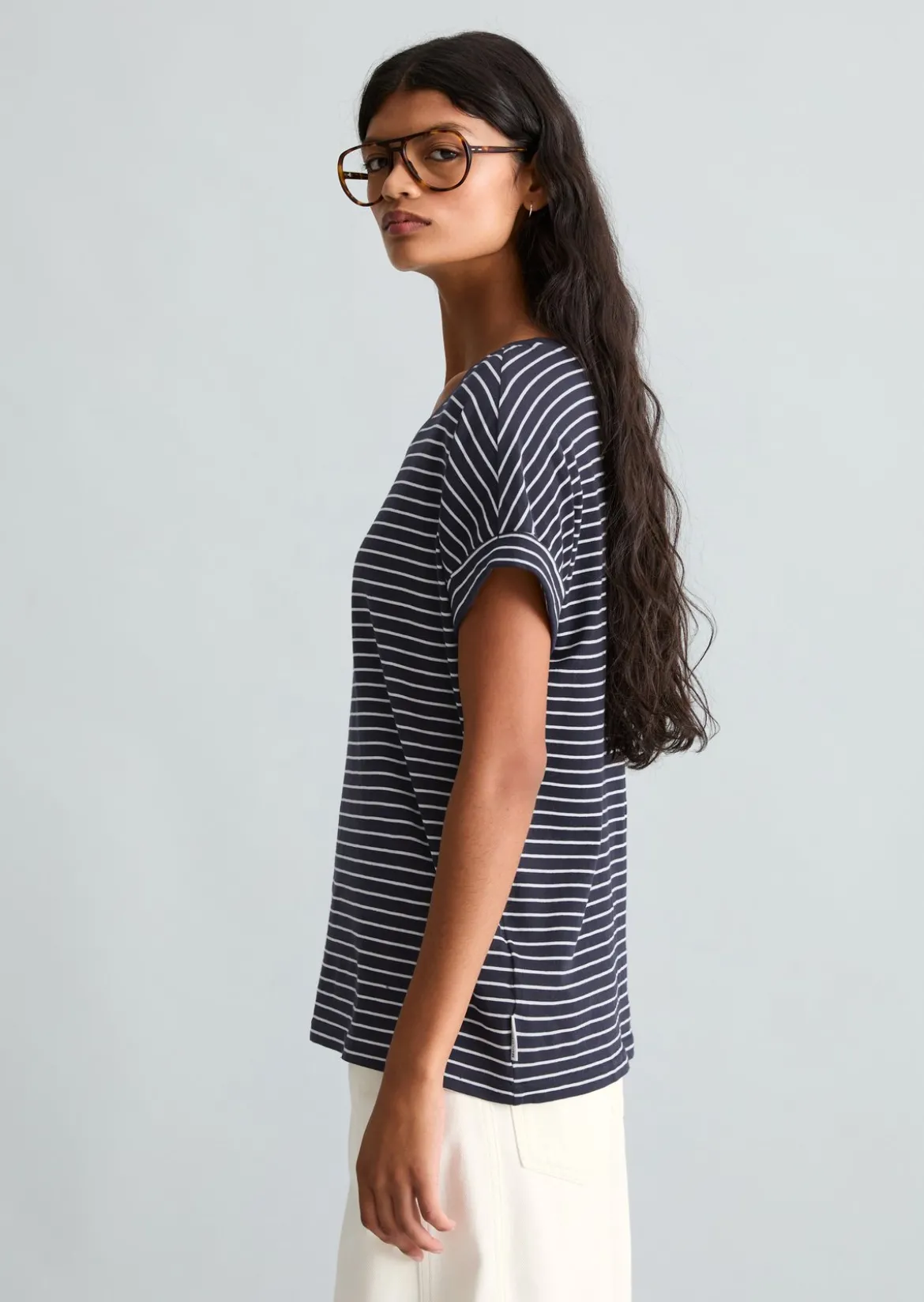T-Shirt regular aus weichem Single Jersey