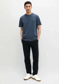 T-Shirt regular garment-dyed aus reiner Bio-Baumwolle