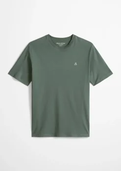 T-Shirt regular garment-dyed aus reiner Bio-Baumwolle