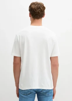 T-Shirt regular garment-dyed aus reiner Bio-Baumwolle