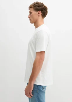 T-Shirt regular garment-dyed aus reiner Bio-Baumwolle