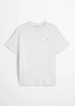 T-Shirt regular garment-dyed aus reiner Bio-Baumwolle