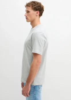 T-Shirt regular garment-dyed aus reiner Bio-Baumwolle
