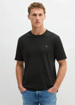 T-Shirt regular garment-dyed aus reiner Bio-Baumwolle