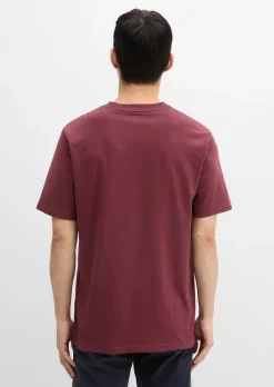 T-Shirt regular garment-dyed aus reiner Bio-Baumwolle