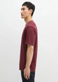 T-Shirt regular garment-dyed aus reiner Bio-Baumwolle