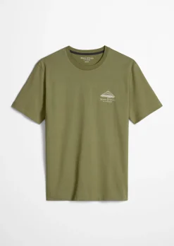 T-Shirt regular mit sommerlichem Rückenprint