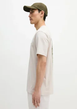 T-Shirt regular mit sommerlichem Rückenprint