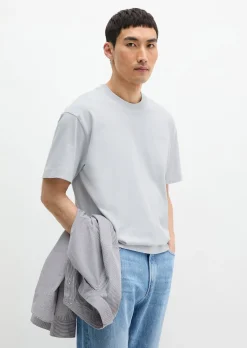 T-Shirt relaxed aus schwerem Bio-Baumwoll-Jersey