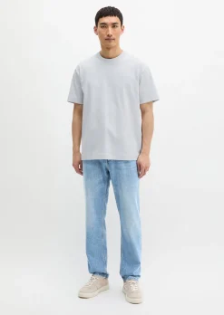 T-Shirt relaxed aus schwerem Bio-Baumwoll-Jersey