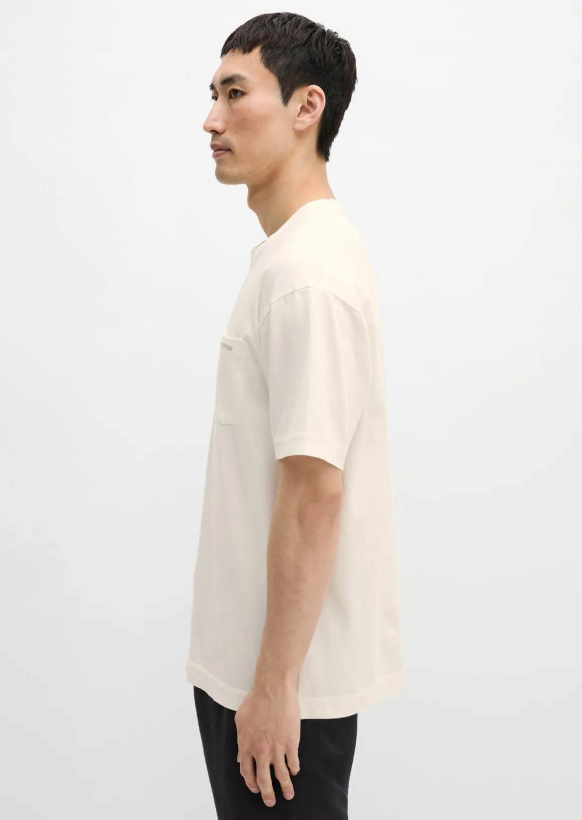 T-Shirt relaxed aus schwerem Bio-Baumwoll-Jersey