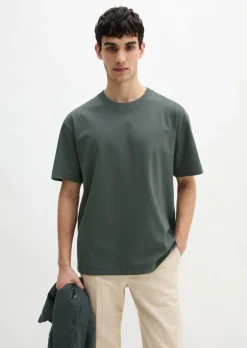 T-Shirt relaxed aus schwerem Bio-Baumwoll-Jersey