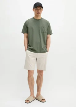 T-Shirt relaxed aus schwerem Bio-Baumwoll-Jersey