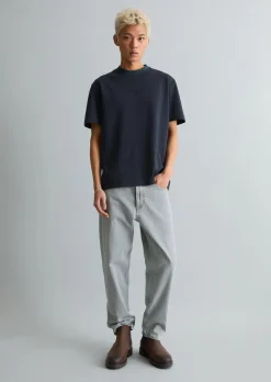 T-Shirt relaxed aus schwerem Bio-Baumwoll-Jersey