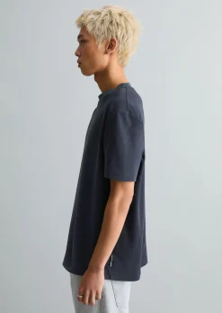 T-Shirt relaxed aus schwerem Bio-Baumwoll-Jersey