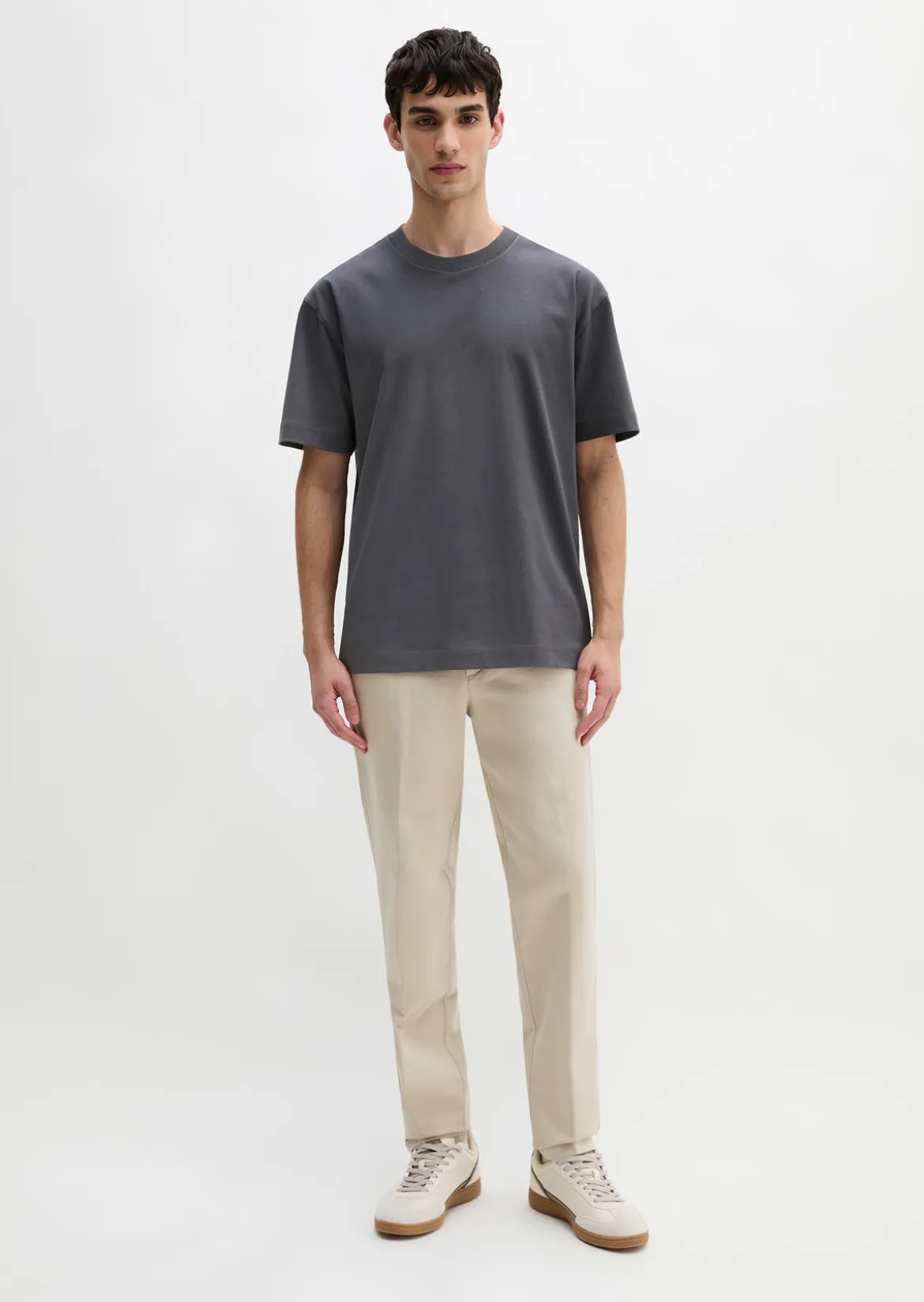 T-Shirt relaxed aus schwerem Bio-Baumwoll-Jersey