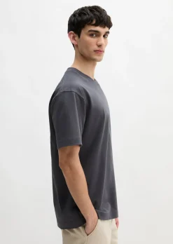 T-Shirt relaxed aus schwerem Bio-Baumwoll-Jersey