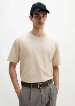 T-Shirt relaxed aus schwerem Bio-Baumwoll-Jersey