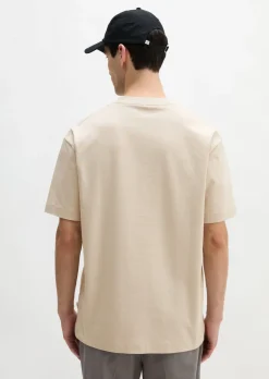 T-Shirt relaxed aus schwerem Bio-Baumwoll-Jersey