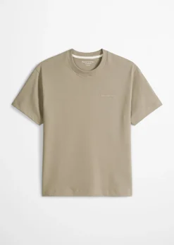T-Shirt relaxed aus schwerem Bio-Baumwoll-Jersey