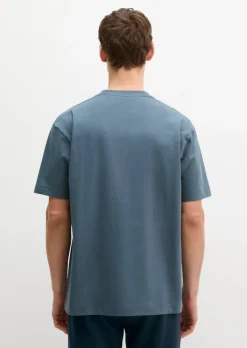 T-Shirt relaxed aus schwerem Bio-Baumwoll-Jersey