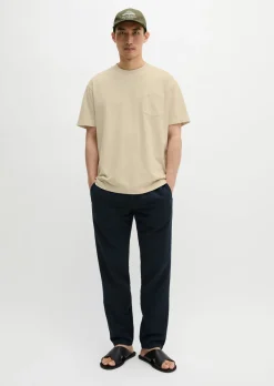 T-Shirt relaxed aus schwerem Bio-Baumwoll-Jersey