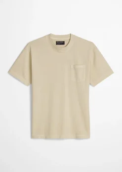 T-Shirt relaxed aus schwerem Bio-Baumwoll-Jersey