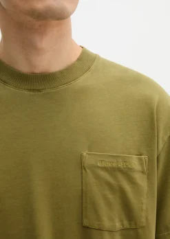 T-Shirt relaxed aus schwerem Bio-Baumwoll-Jersey