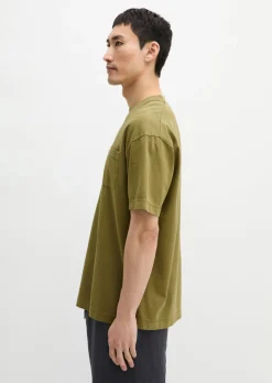 T-Shirt relaxed aus schwerem Bio-Baumwoll-Jersey