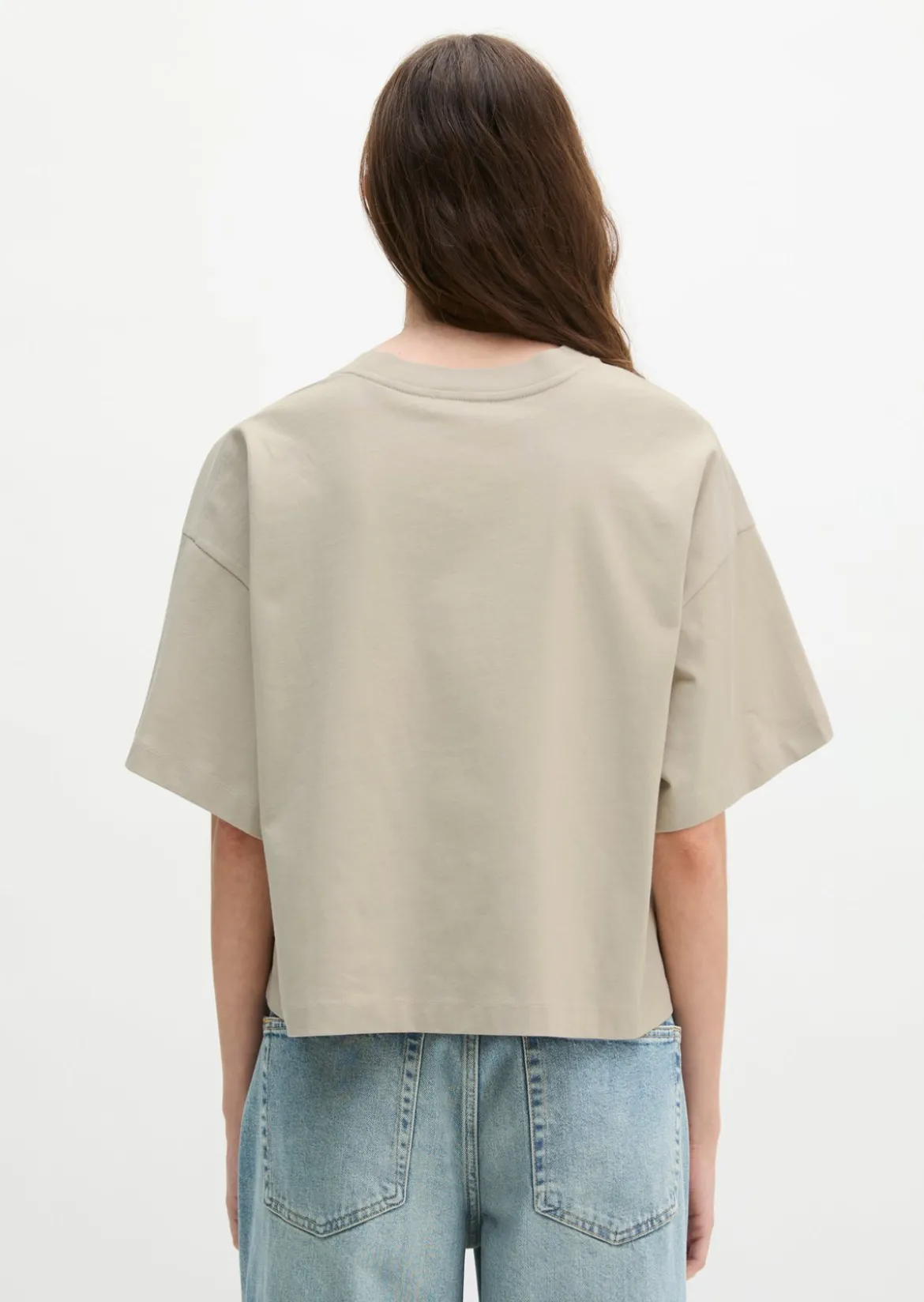 T-Shirt relaxed aus weichem Single Jersey