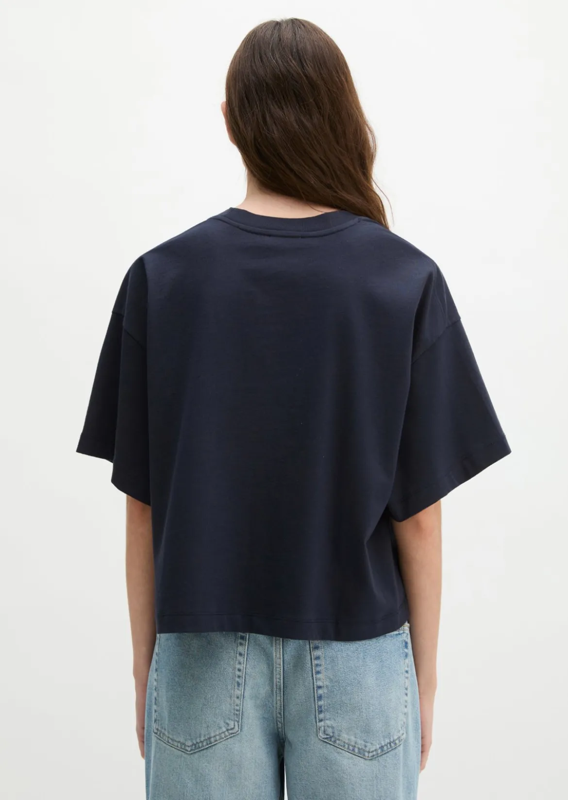 T-Shirt relaxed aus weichem Single Jersey