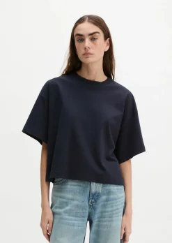 T-Shirt relaxed aus weichem Single Jersey