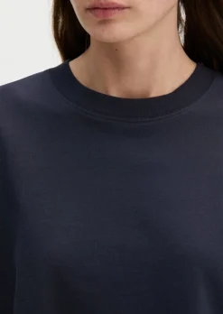 T-Shirt relaxed aus weichem Single Jersey