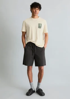 T-Shirt relaxed mit großem Rückenprint