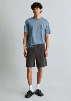 T-Shirt relaxed mit großem Rückenprint