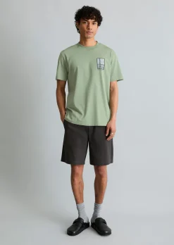 T-Shirt relaxed mit großem Rückenprint