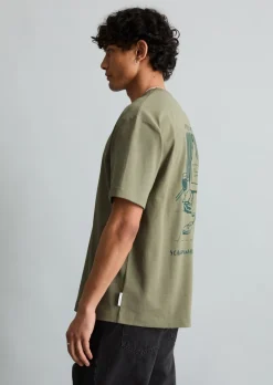 T-Shirt relaxed mit Rückenprint