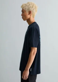 T-Shirt relaxed mit Rückenprint