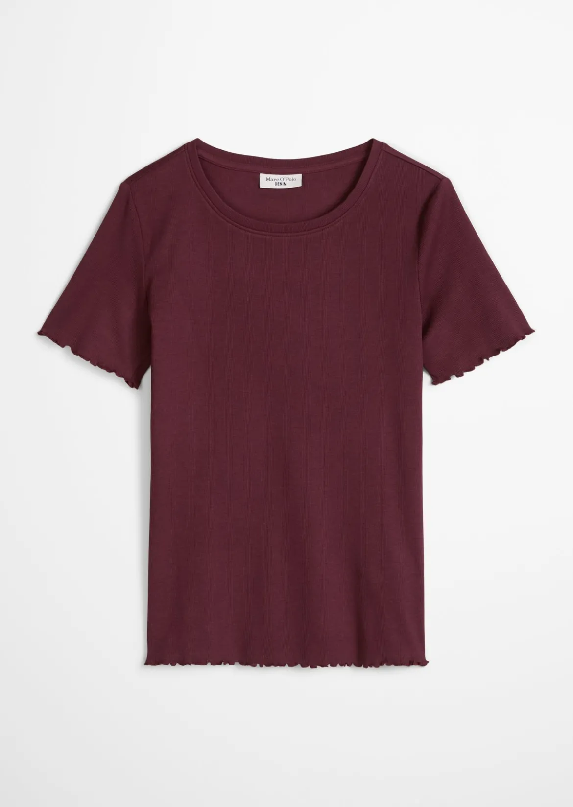 T-Shirt slim aus Bio-Baumwoll-Stretchjersey