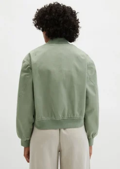 Twill-Blouson regular garment-dyed aus reiner Bio-Baumwolle