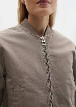 Twill-Blouson regular garment-dyed aus reiner Bio-Baumwolle