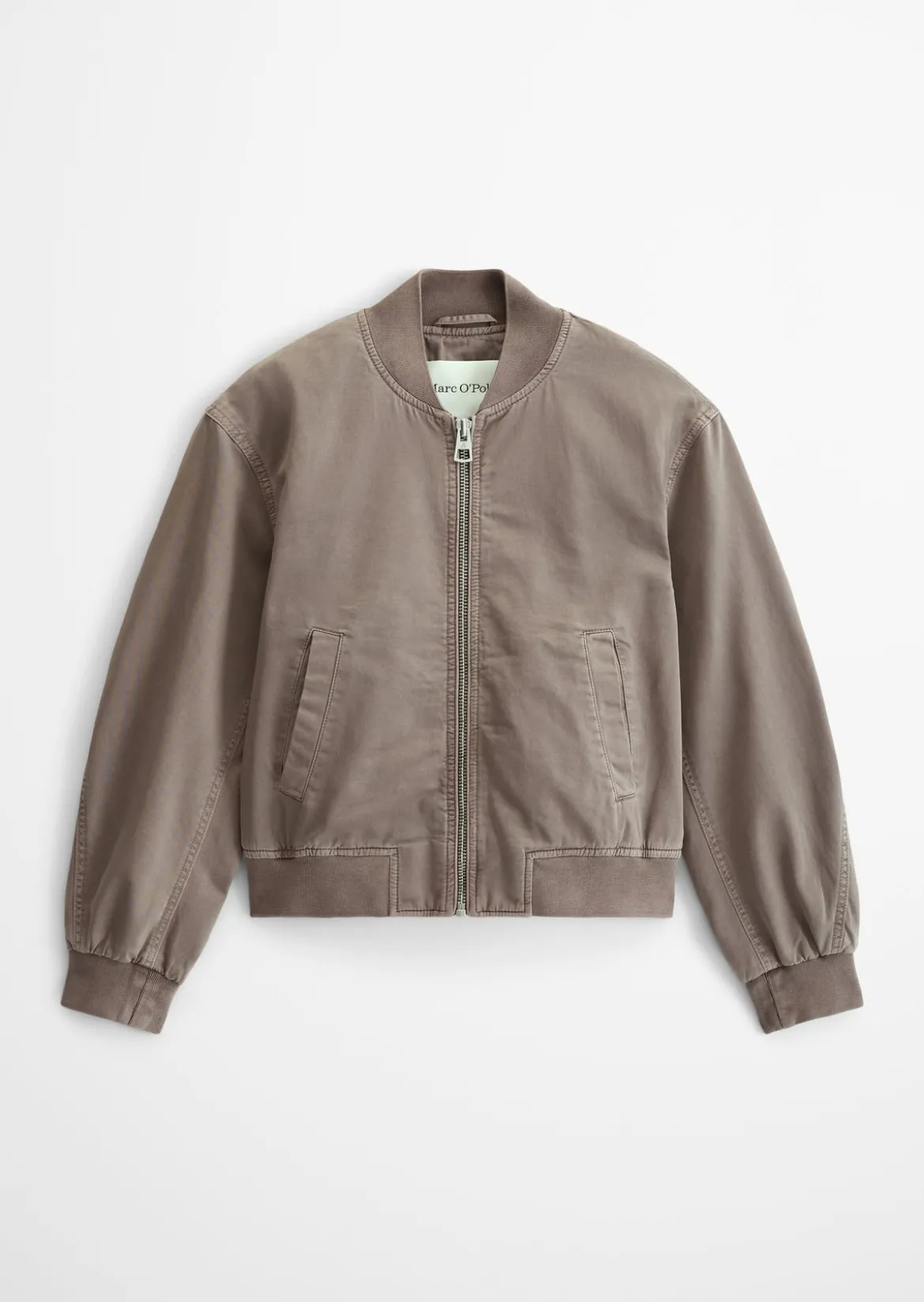 Twill-Blouson regular garment-dyed aus reiner Bio-Baumwolle