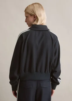 Twill-Blouson relaxed cropped mit LENZING™ ECOVERO™