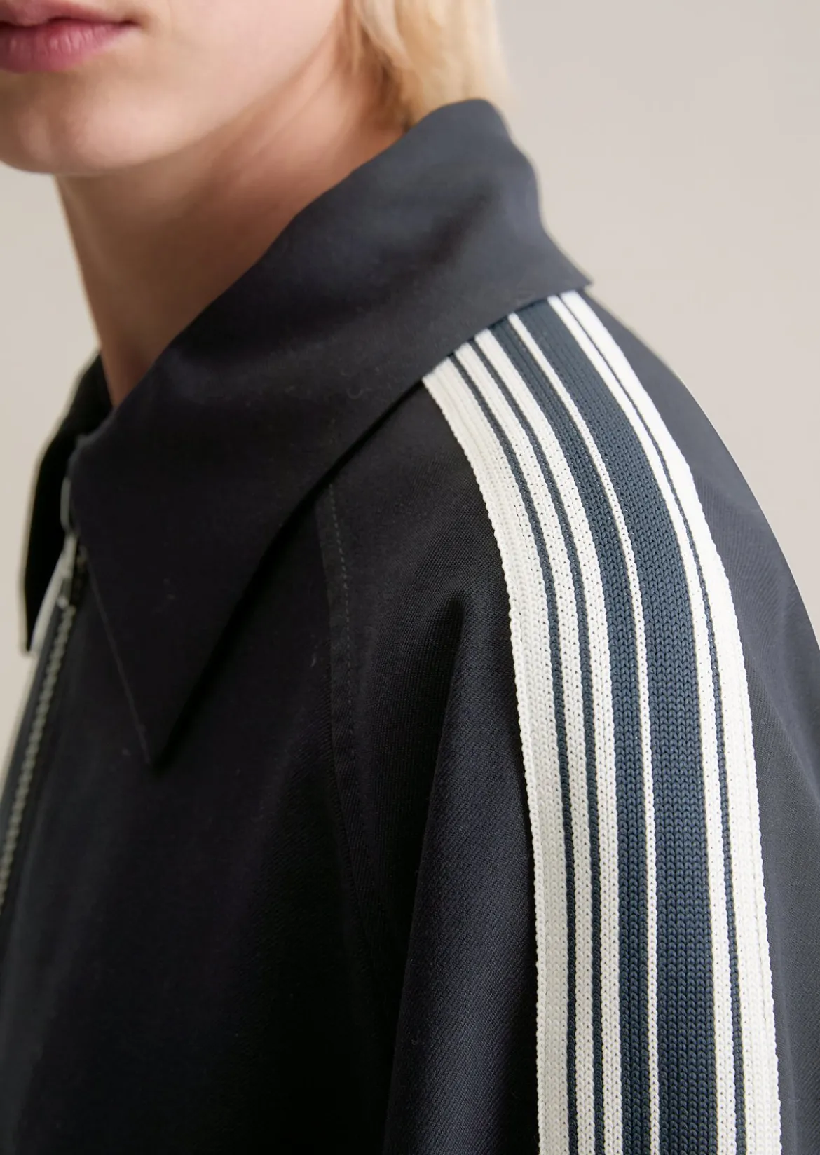 Twill-Blouson relaxed cropped mit LENZING™ ECOVERO™