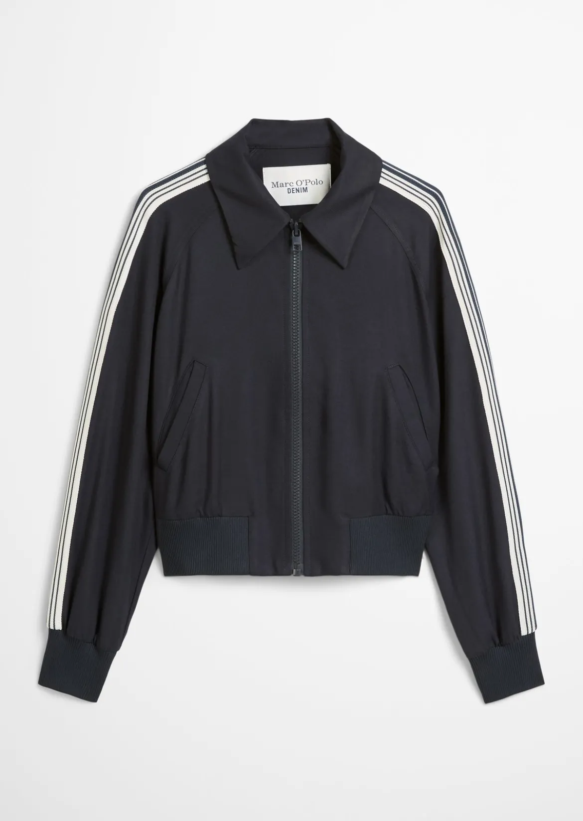 Twill-Blouson relaxed cropped mit LENZING™ ECOVERO™