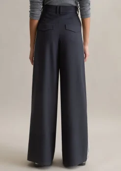 Twill-Bundfaltenhose relaxed mit LENZING™ ECOVERO™